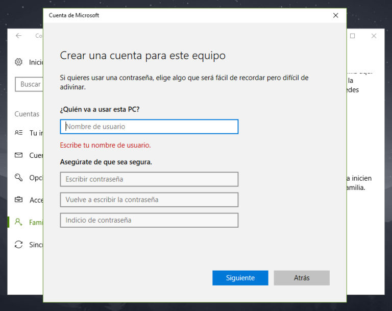 C Mo Crear Usuario Local En Windows Sin Usar Cuenta De Microsoft