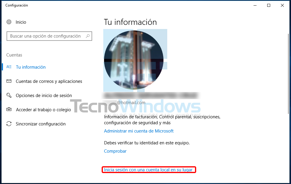 Cómo quitar la contraseña en Windows 10 3
