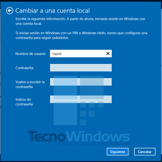 Cómo quitar la contraseña en Windows 10 5