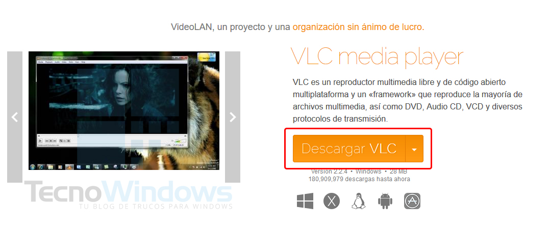Cómo instalar VLC en Windows 10