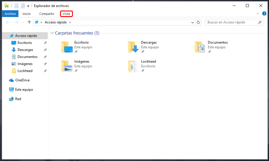 Cómo mostrar archivos y extensiones ocultas en Windows 10