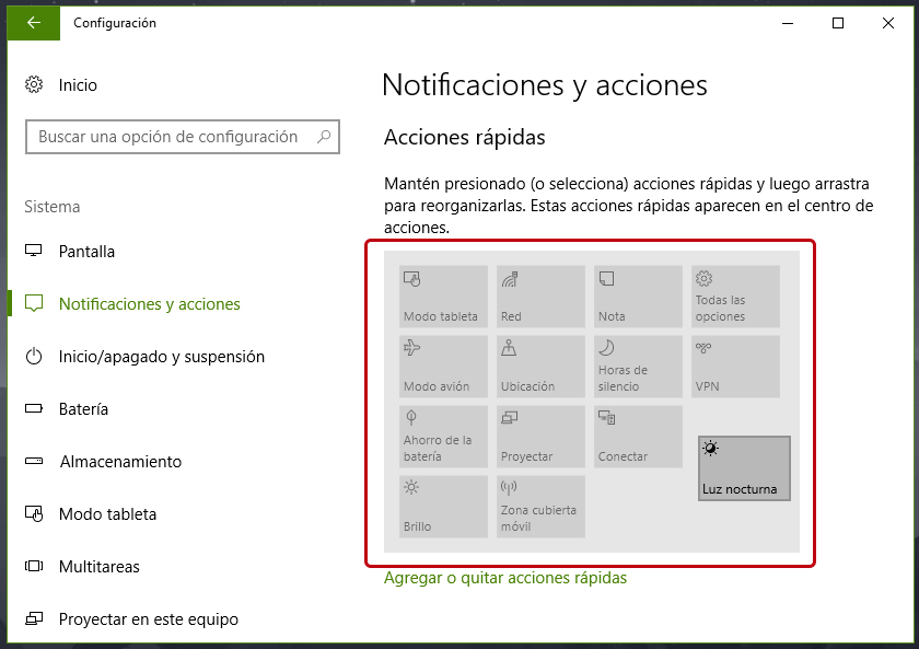 Cómo configurar notificaciones y avisos en Windows 10