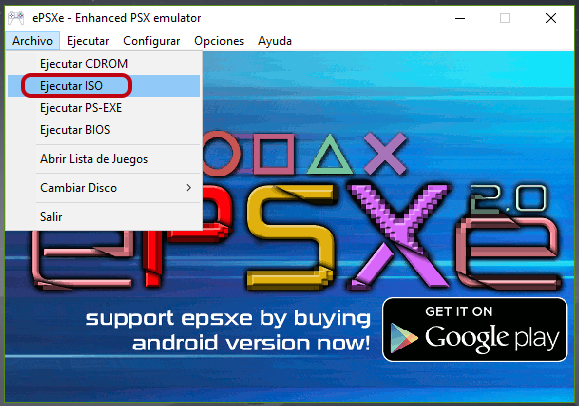 Cómo usar el emulador ePSXe