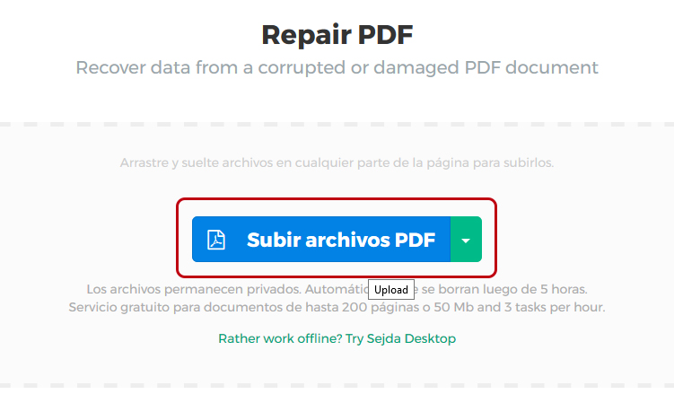 Cómo recuperar un archivo PDF dañado en Windows 10