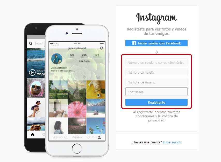 Cómo crear una cuenta de Instagram para Windows 10