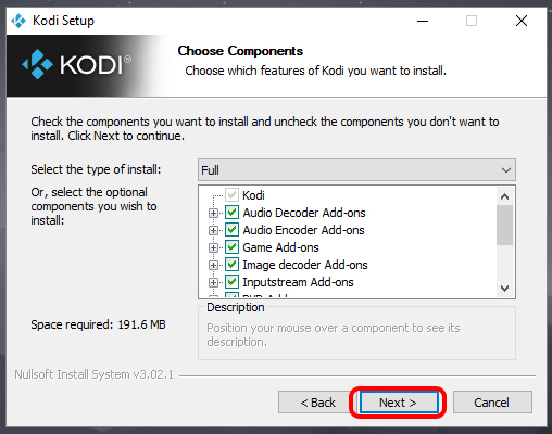 Cómo instalar Kodi 18 en Windows 10