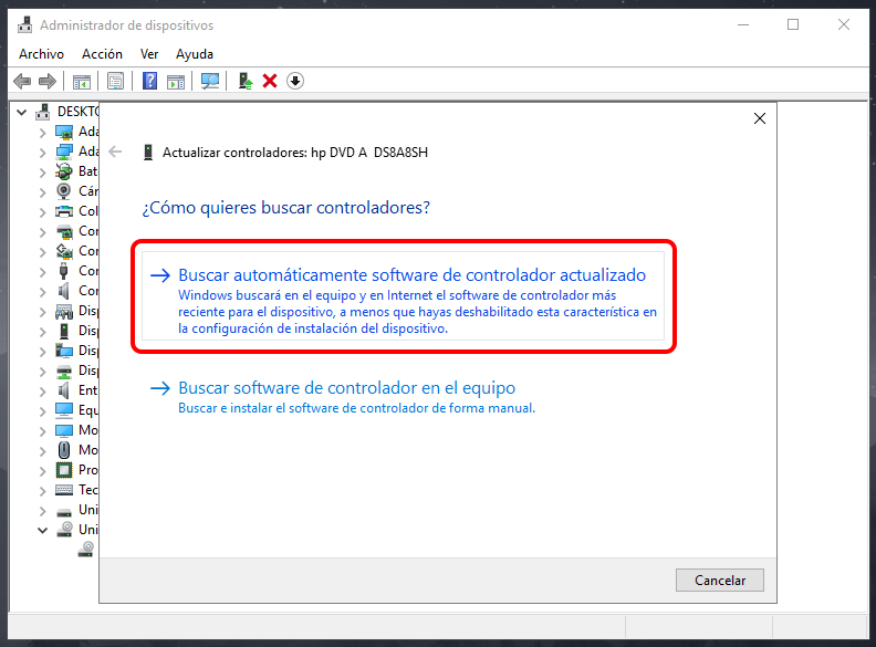 Por qué Windows 10 no reconoce unidad de DVD: Solución