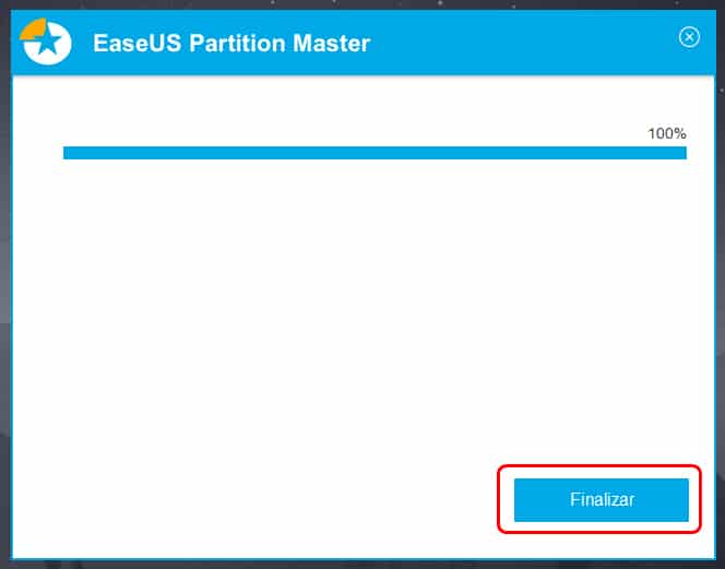 Crear una partición con EaseUS Partition Master Free