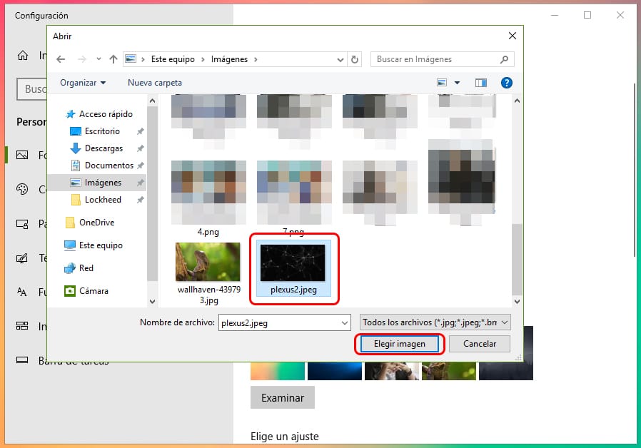 Cómo cambiar el fondo de pantalla en Windows 10