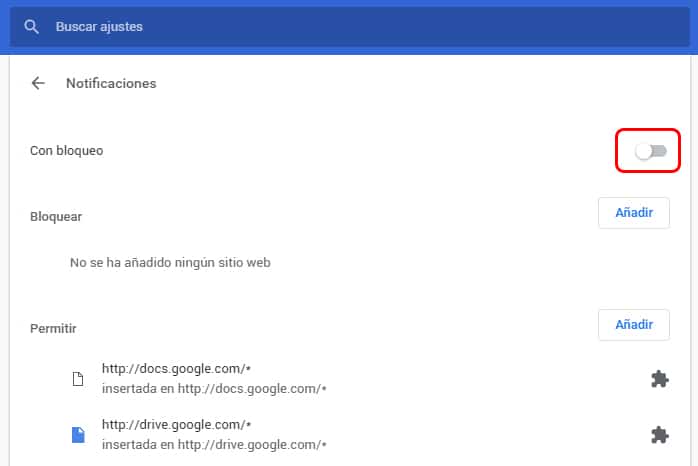 Cómo desactivar las notificaciones en Google Chrome