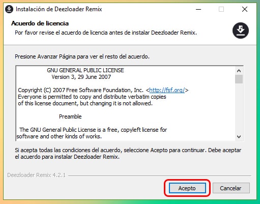 Descargar e instalar Deezloader Remix para Windows 10 (Abril 2019)