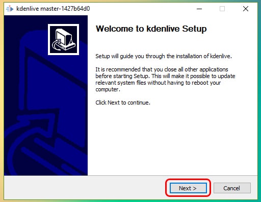 Cómo instalar Kdenlive en Windows 10