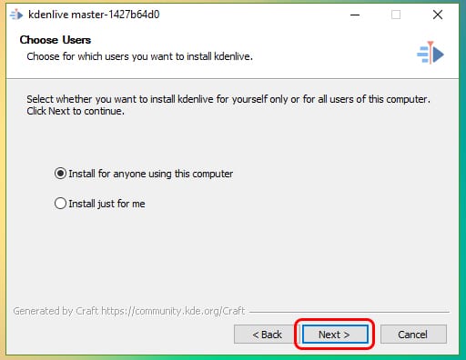 Cómo instalar Kdenlive en Windows 10