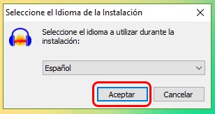 Cómo instalar Audacity en Windows 10