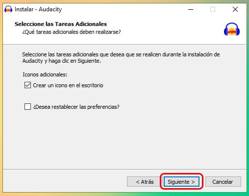 Cómo instalar Audacity: el mejor editor de sonido, en Windows 10 3